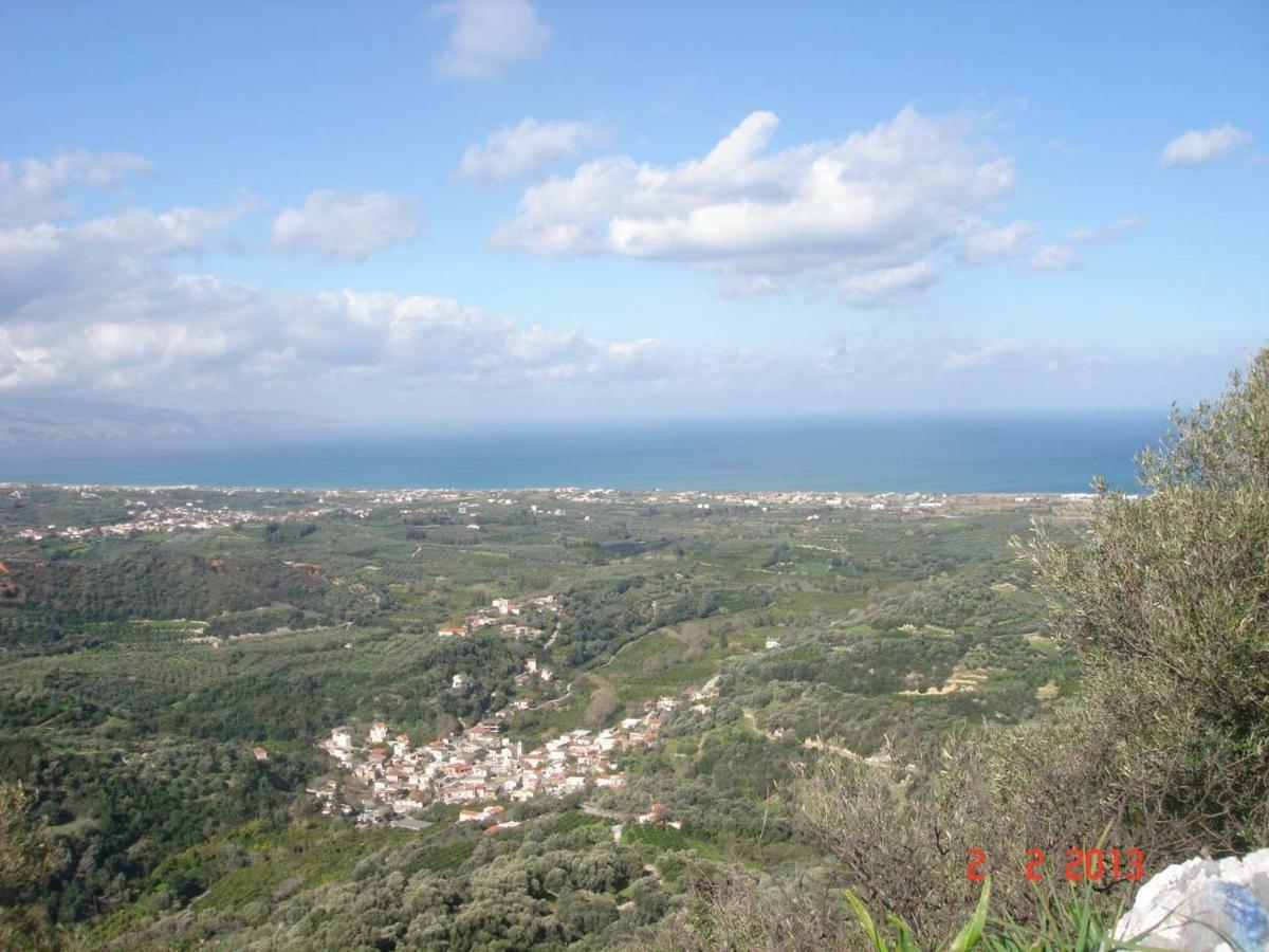 House With Sea View Close To Platanias Vrísai Exterior foto
